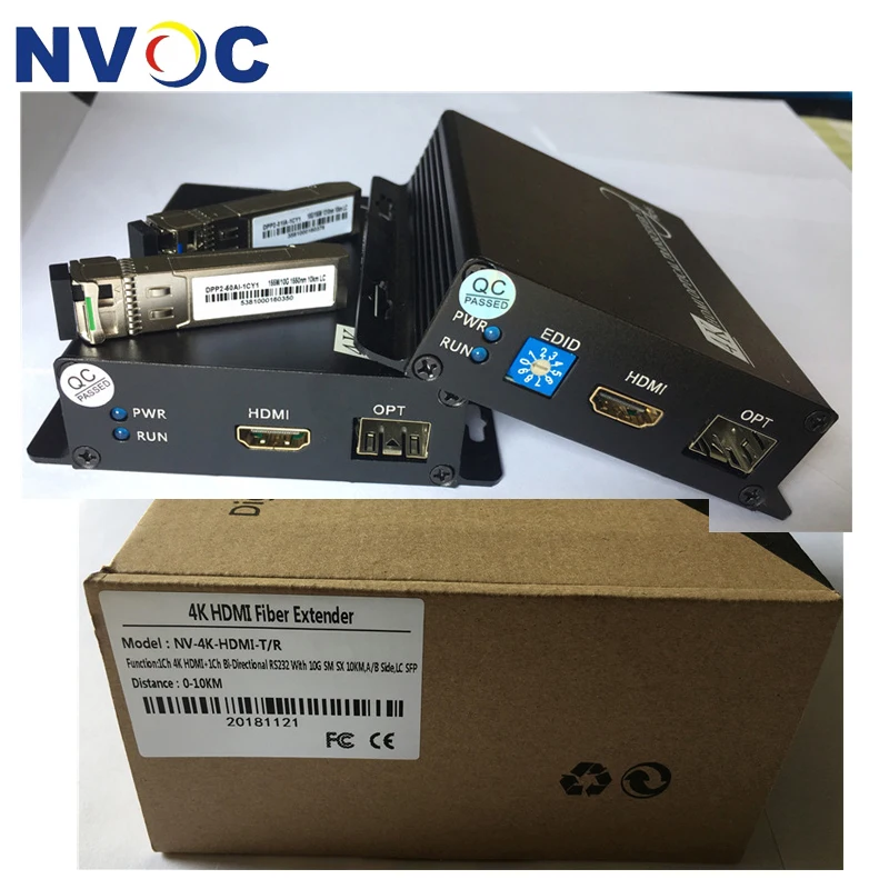 Оптический приемопередатчик 4K HDMI + 1Ch 1 0 USB порт некомпрессионный волоконно