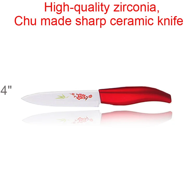 Beauty Gifts Zirconia Kitchen Knives Sets Ceramic Knife Set Kit 3&quot 4&quot 5&quot 6&quot inch with Flower printed kitchen knife | Дом и сад