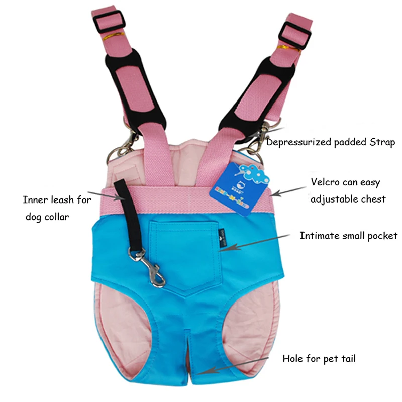 Бренд Высокого Качества Стиль Мамы-Кенгуру Мягкая Кожа Рюкзак Для Собак Сумка