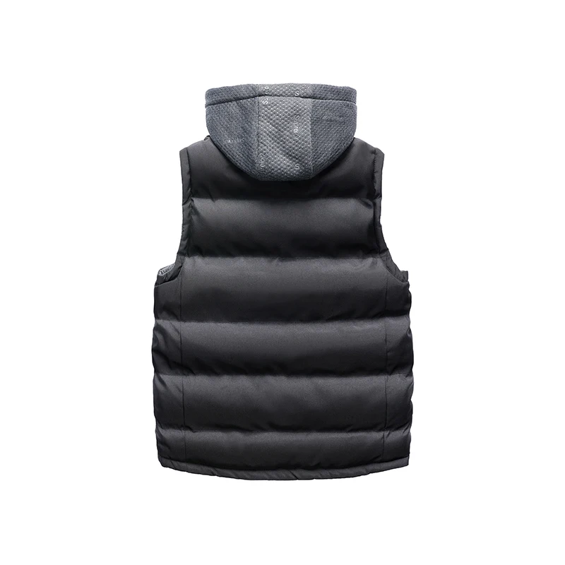 2018 Men's Fashionable Vest Thick Warm Winter Caps New Detachable Sports Jackets Double-faced Waistcoat Manteau Homme Hiver 270 | Мужская