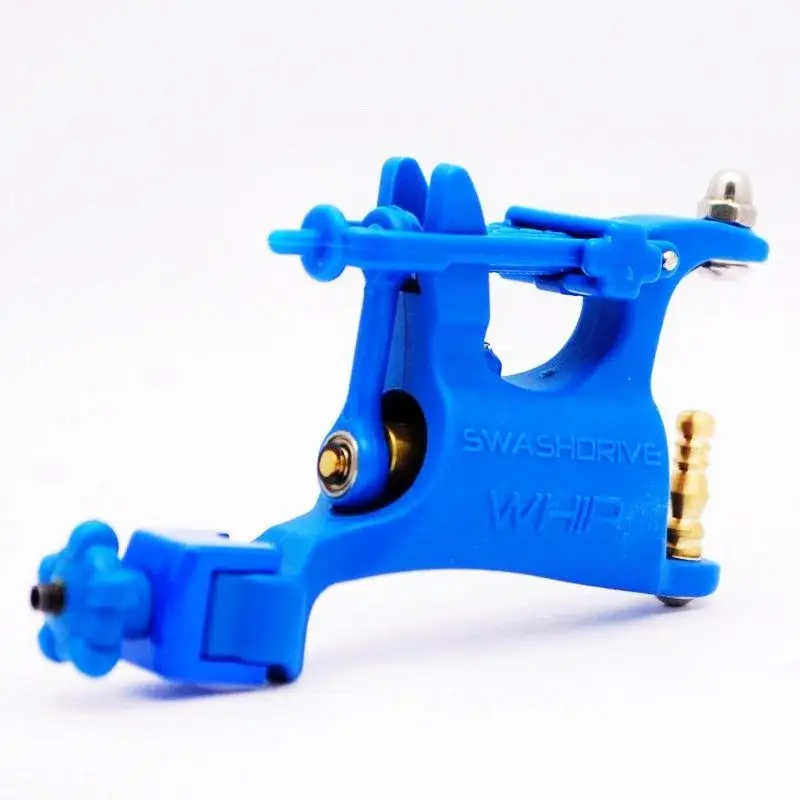 Новый 2x Pro синий и фиолетовый Профессиональный WHIP Пластик Ротари татуировки Machine