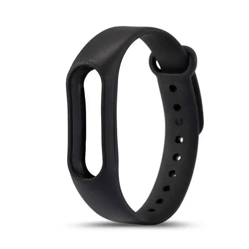 black Mi band 2 браслет Pulseira mi band 2 ремешок сменный силиконовый ремешок для Xiao mi 2 умный Браслет ремешок на запястье - Цвет: black