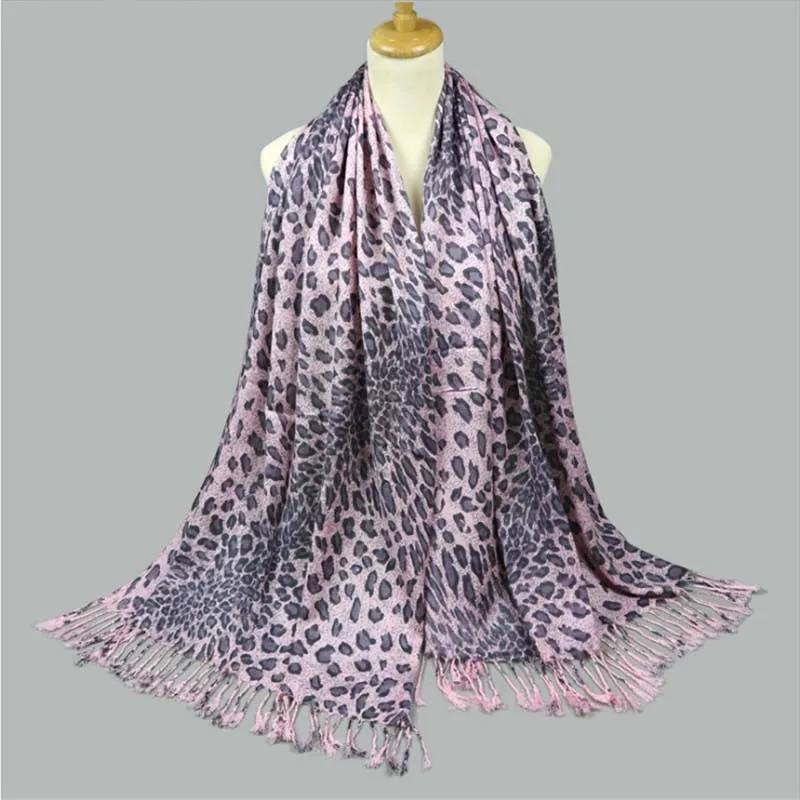 Новинка леопардовый принт женские шарфы сезон осень-зима Повседневный большой
