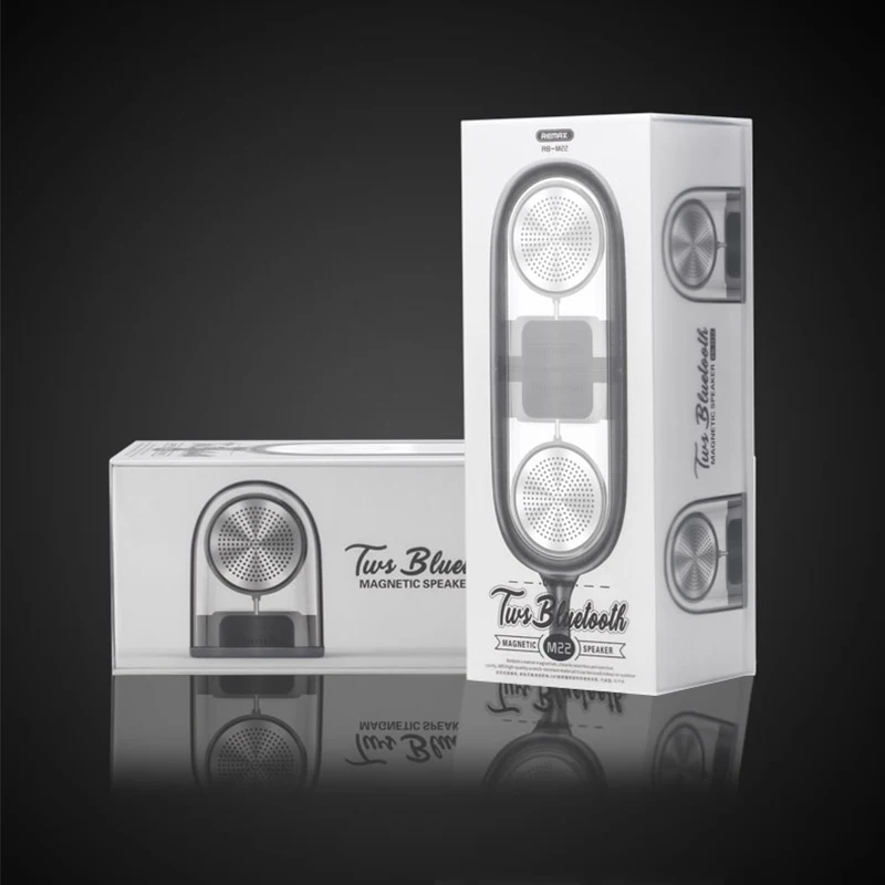 REMAX 4,2 Bluetooth Магнитная пара спикер s Портативный беспроводной стерео bluetooth-динамик AUX MP3 плеер мини-динамик для ПК телефона