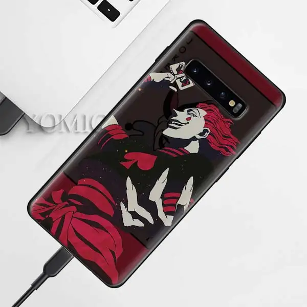 D-014 С героями аниме «Наруто» цельнокроеное черное мягкий чехол для samsung Galaxy S10 5G S9 S8 Plus+ S10e S7 A50 A70 Note 9 8 силиконовый чехол с бантом - Цвет: D-014