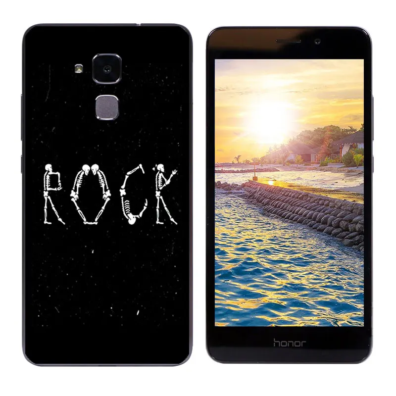 Для Huawei Honor 5C/7 Lite/GT3 5 2 &quotМягкий силиконовый чехол принт пианино для C Чехлы задней