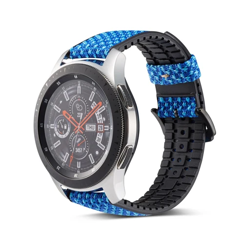 22 мм Универсальный браслет для samsung Galaxy Watch 46 мм/gear S3 Classic/S3 Frontier huawei watch gt ремешок силиконовый браслет - Цвет ремешка: 3