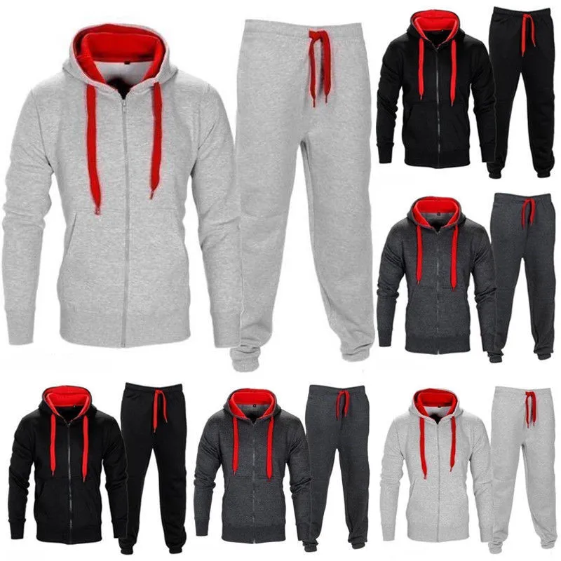 Комплект мужской одежды из 2 предметов спортивный костюм верхняя одежда