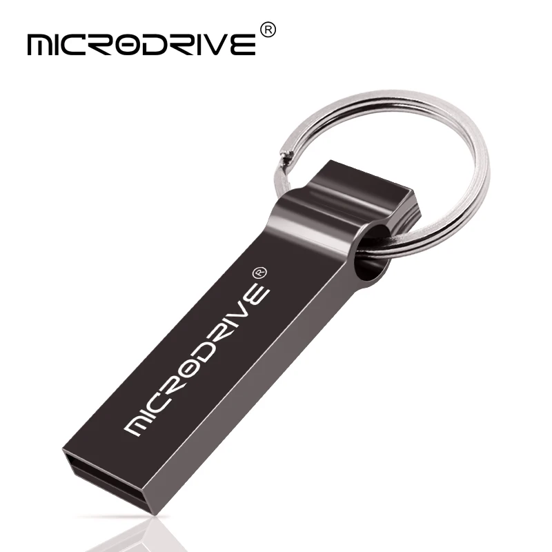 Новый Microdrive usb флеш накопитель u диск водонепроницаемый металлический