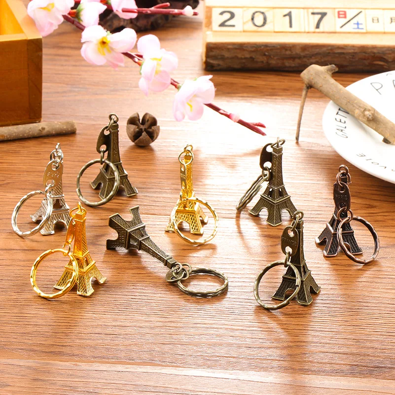 2 шт Новый модный металлический брелок Париж башня школьные офисные
