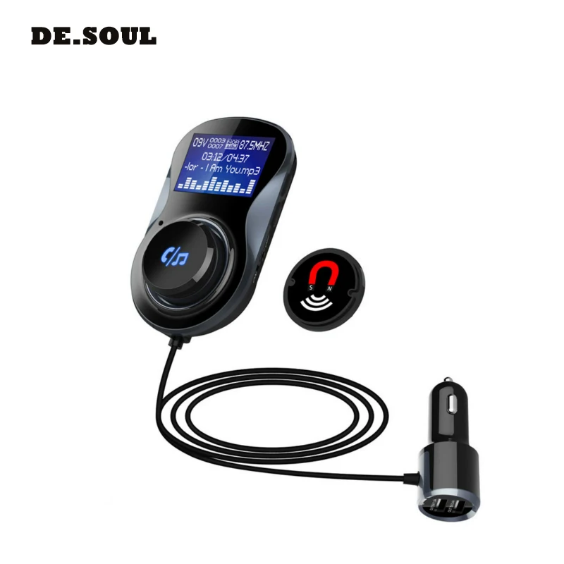 Автомобильный беспроводной MP3 плеер с поддержкой Bluetooth и usb зарядное устройство