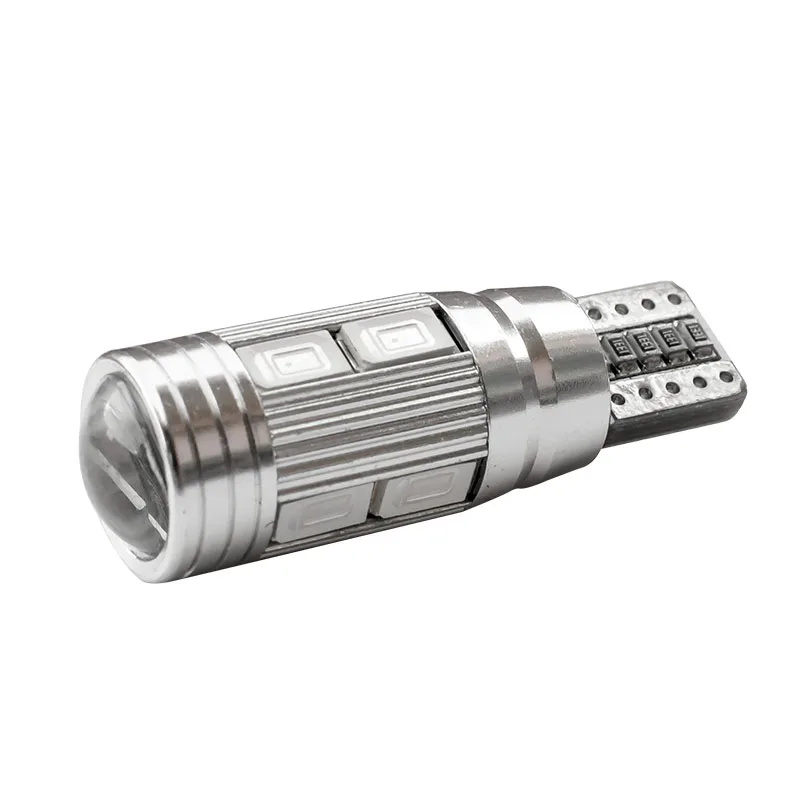 50 шт. высокое качество T10 10 SMD 5630 LED CANBUS без ошибок автомобильная лампа с