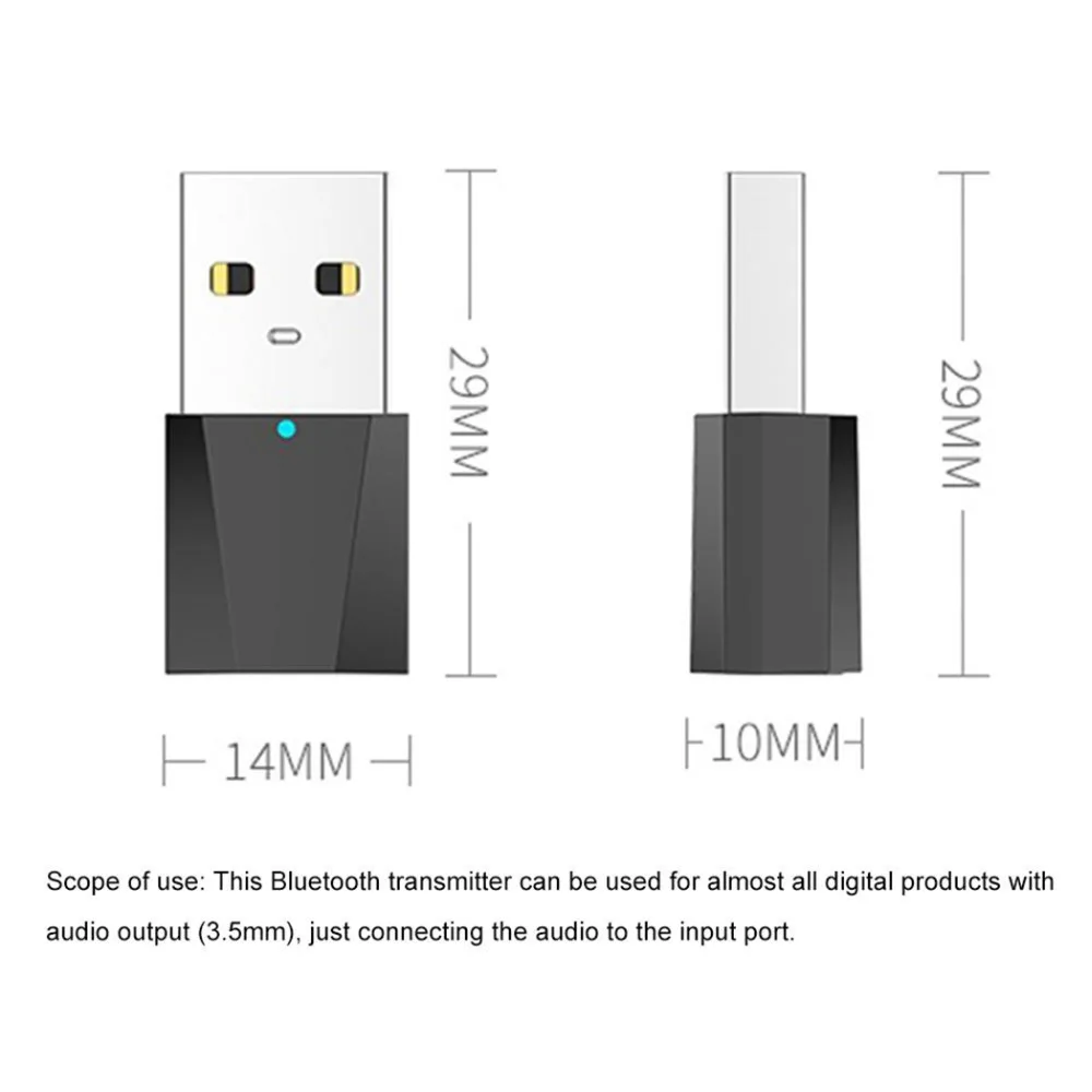 DPRUI Bluetooth передатчик 4 2 3 5 мм адаптер для ТВ наушники гарнитура динамик Playstation