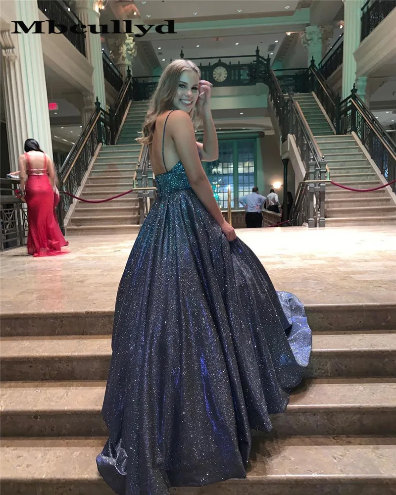 Блестящее бальное платье Mbcullyd с блестками платья для выпускного вечера 2020