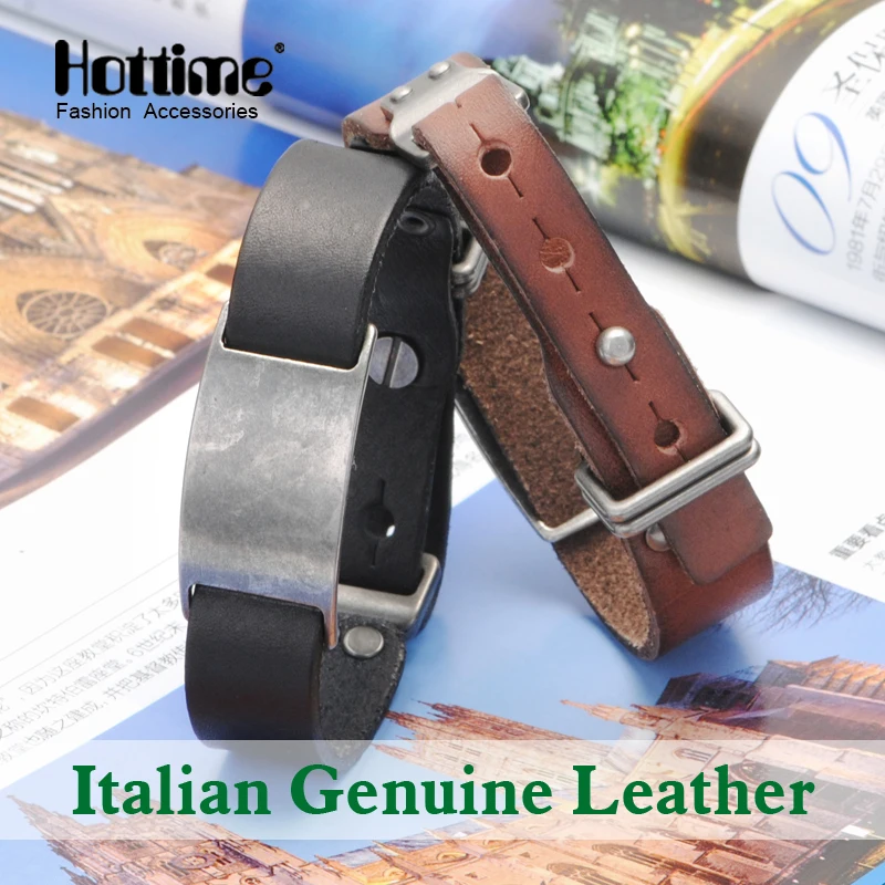 Бесплатная доставка модная итальянская Пояса из натуральной кожи браслет