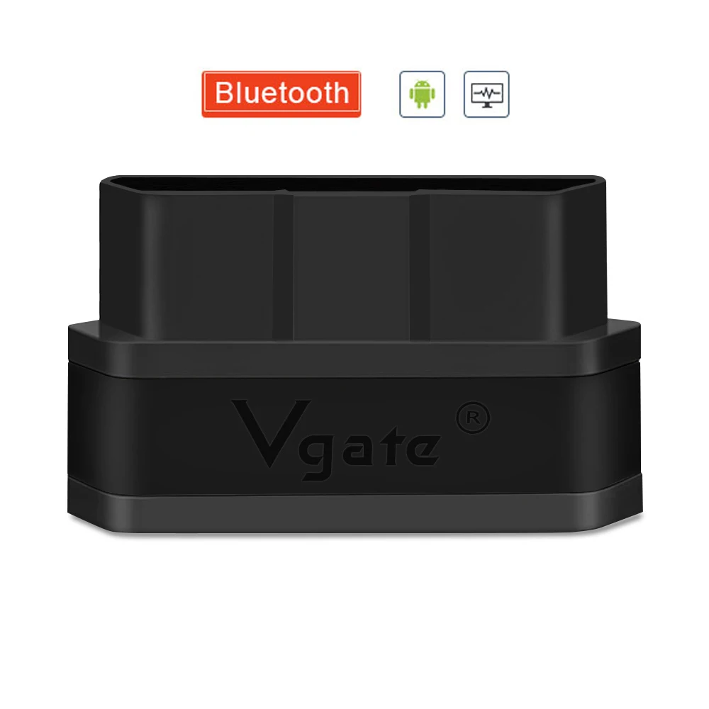 Full Black-BT Vgate icar2 Bluetooth/Wifi OBD2 диагностический инструмент ELM327 V2.1 автомобильный диагностический сканер Mini elm 327 для IOS/PC/android - Цвет: Full Black-BT