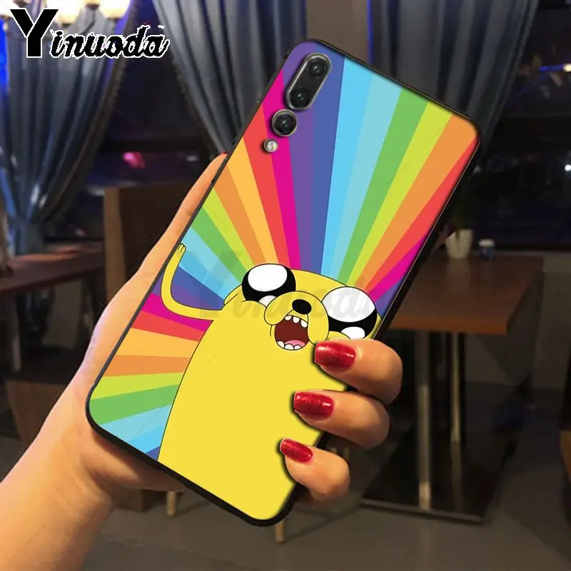 Мягкий черный чехол для телефона Yinuoda Best friends Adventure time Для huawei p20 pro p20lite mate10pro nova 3i