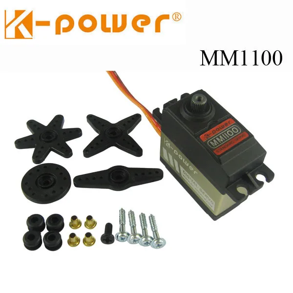 K power MM1100 10 кг металлическое зубчатое колесо водонепроницаемый сервопривод для RC