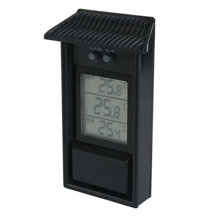 Lcd цифровой Крытый/Открытый водонепроницаемый термометр сад теплица стены Измерение температуры макс минимальное значение дисплея-20~ 50C
