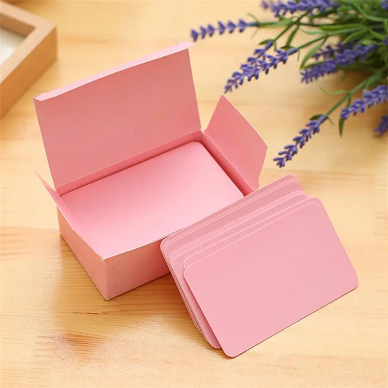 Pink DIY красочный лист цветной бумаги блокнот план липкая бумага для заметок поздравительные открытки блокноты Канцтовары офисный школьный подарок - Цвет: Pink