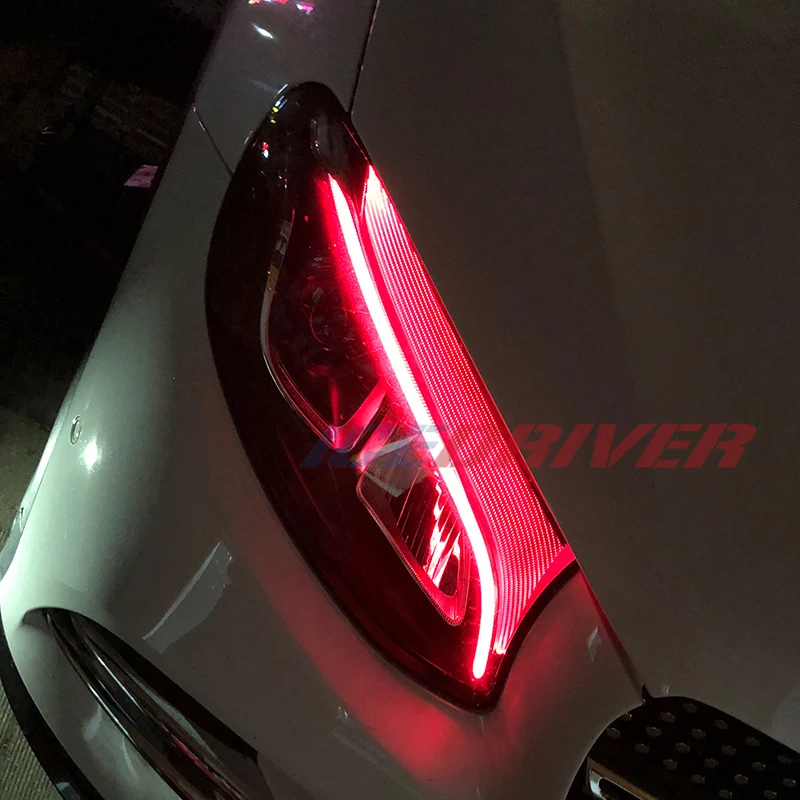 Светодиодный фонарь Icedriver для Mercedes Benz A class дневные ходовые огни A45 AMG A200 красный