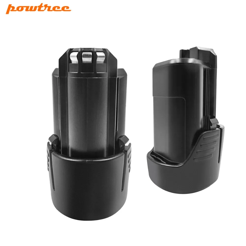 Аккумуляторная батарея Powtree для Bosch 2x2000 mAh 10 8 V BAT411 BAT412A BAT413A D 70745 GOP 2607336013 PS20 2 PS40