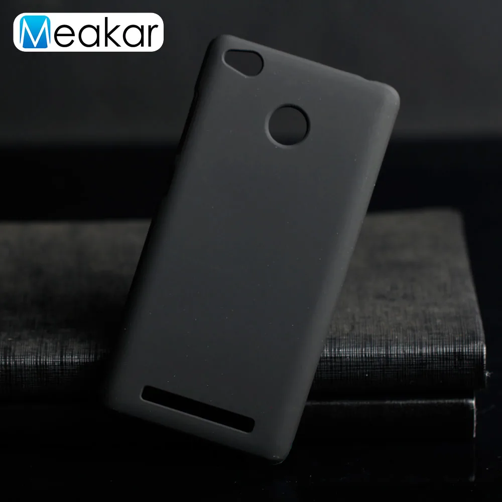 Матовая Пластик Coque 5.0For Xiaomi Redmi 3X чехол для Xiaomi Redmi 3X3 X Redmi3x телефона чехол-лента на заднюю панель - Цвет: Black