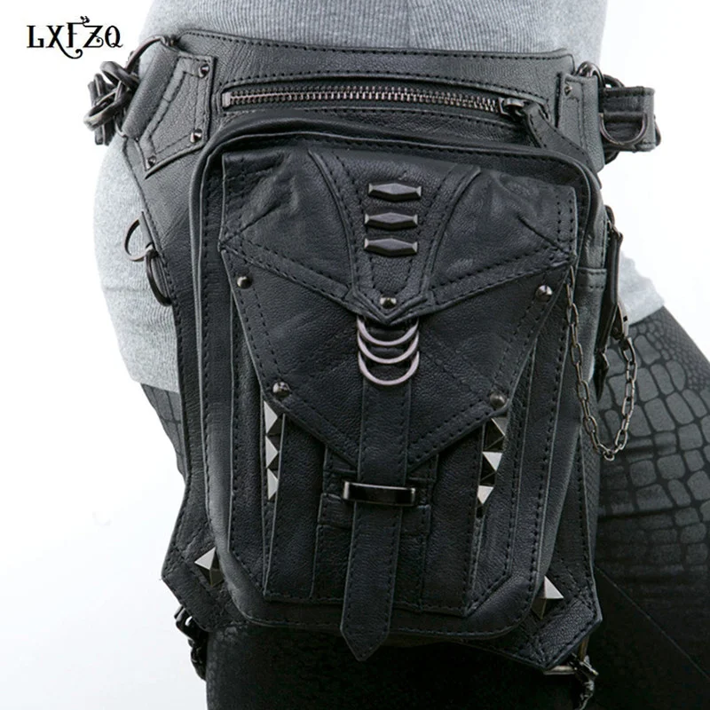 Сумки стимпанк облегающая кобура защищенный кошелек на плечо кожаная женская