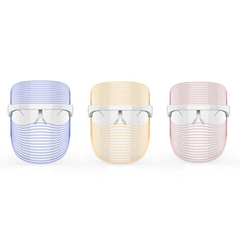 1pc random color Светодиодный центр по уходу за лицом лечебное косметическое устройство против акне, морщины удаления уход за кожей лица Уход за кожей терапия для лица маска Приспособления для красоты - Цвет: 1pc random color
