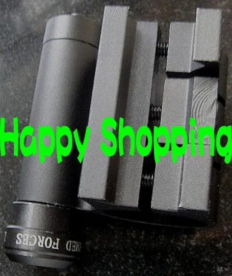 

25.4mm ring 20mm weaver rail base scope mount with red laser dot sight