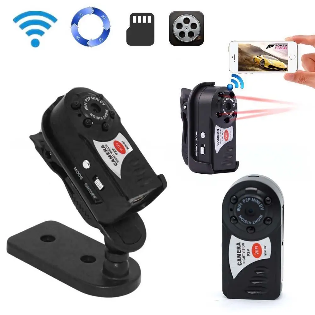 

16GB Card+Camera Video Recorder Consumer Electronics Wireless Wifi Mini P2P DV Recorder DVR Night Vision