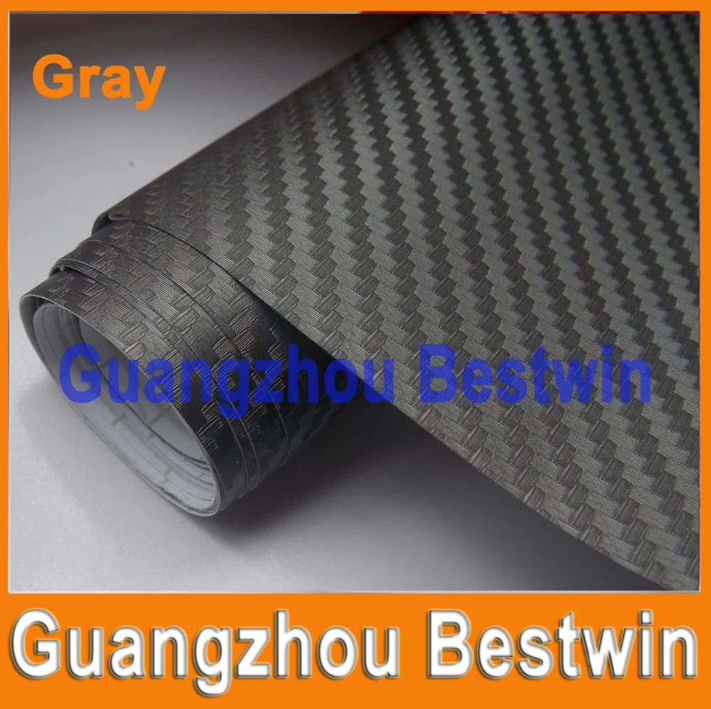 

Wholesales car sticker 1.52*30m(60"*97') 3D Carbon fiber vinyl with Air bubble free/air drain B6008+ Free shipping