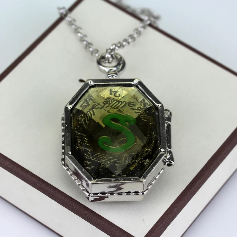 Dongsheng ожерелье HP Salazar Slytherin's relics Слизерин колледж сокровища Волдеморта Horcruxes ожерелье-30