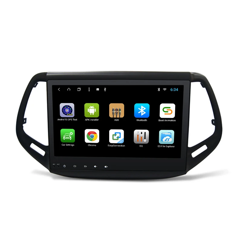 10 1 дюймов авто радио для Jeep компасы долгота 2017 gps навигации Android 8 системы