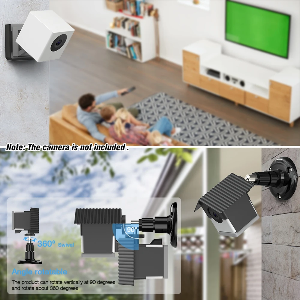 Wyze камера настенное крепление кронштейн крепление с защитой от атмосферных воздействий чехол для WyzeCam и iSmartAlarm точечная камера защита от солнца