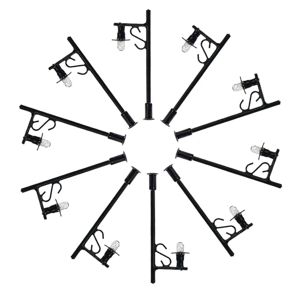 10 шт. модели железнодорожного Досуг фонарный столб лампы хо ОО TT весы 5 3 см 12v L330