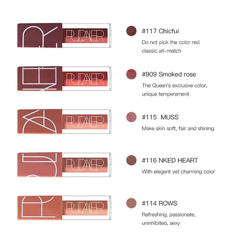 Makeup Lipstick Matte Velvet Liquid Non-stick Cup Lip Glaze Five-color Suit Pumpkin Color Series | Красота и здоровье
