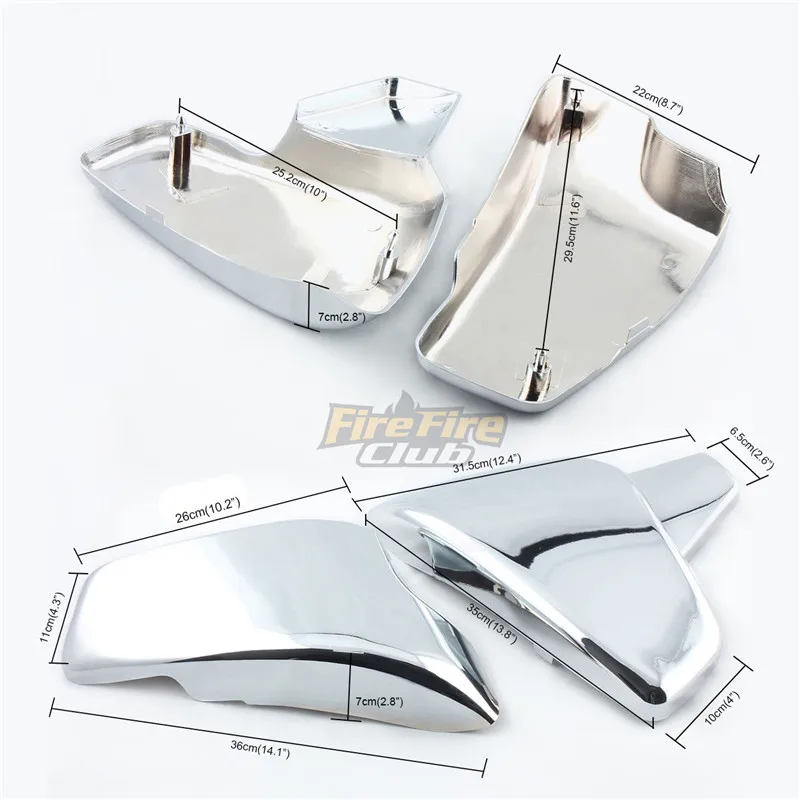 Черный аккумулятор боковая крышка мотоцикла для Honda VLX 600 1999-2008 VT 600 C CD Shadow VLX Deluxe STEED400 1999-2007