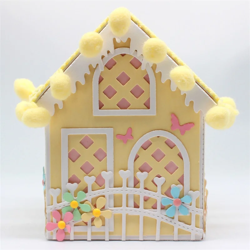 Ksccraft House Box металлические режущие штампы трафареты для DIY скрапбукинга/фотоальбом
