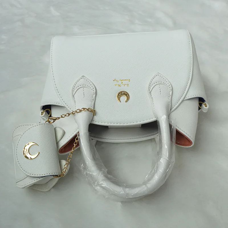 Осенние и зимние черный/белый Сейлор Луна/Артемида Сумочка SAMANTHA Vega кошка уха