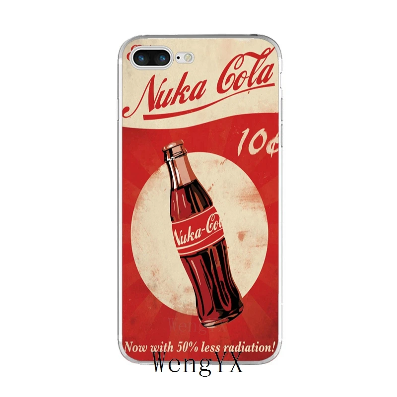 Nuka Cola девушка плакат тонкий силиконовый мягкий чехол для телефона из ТПУ для iPhone X 8 8plus 7 7plus 6 6s plus 5 5S 5c SE 4 4S - Цвет: girl-poster-A-06