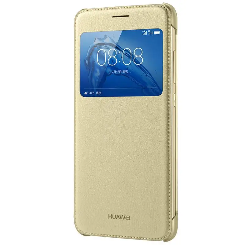 Оригинальный Официальный Смарт флип чехол Huawei Honor V8 с окошком для просмотра