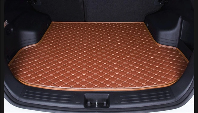 

Auto Cargo Liner Trunk Mats For Mercedes-Benz W166 ML63 ML320 ML350 ML400 2014-2018 Boot Mat Embroidery Leather