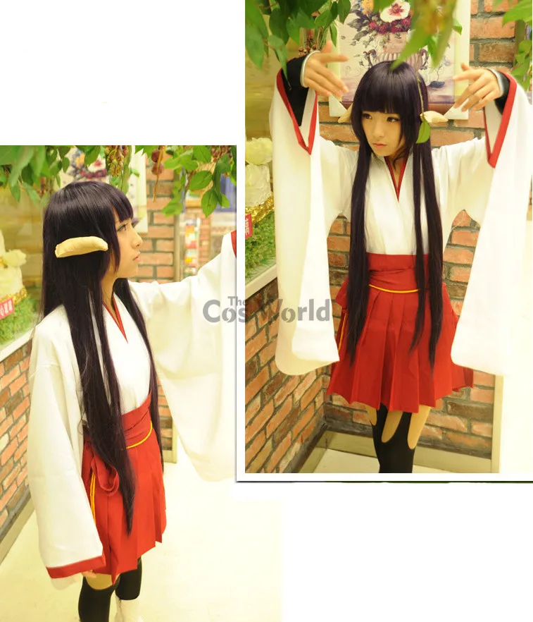 Inu x Boku SS Shirakiin Riricho кимоно платье униформа наряд Аниме косплей костюмы|anime cosplay