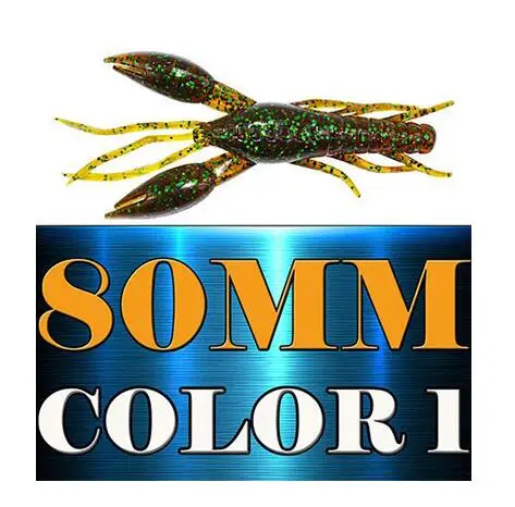 4 шт./набор, 9 цветов, Afishlure, AR-14, молоток, краб, зажим, креветка, коготь, приманка, искусственная приманка, соус, зеленая приманка, плавающая приманка, поддельная рыба - Цвет: Color 1
