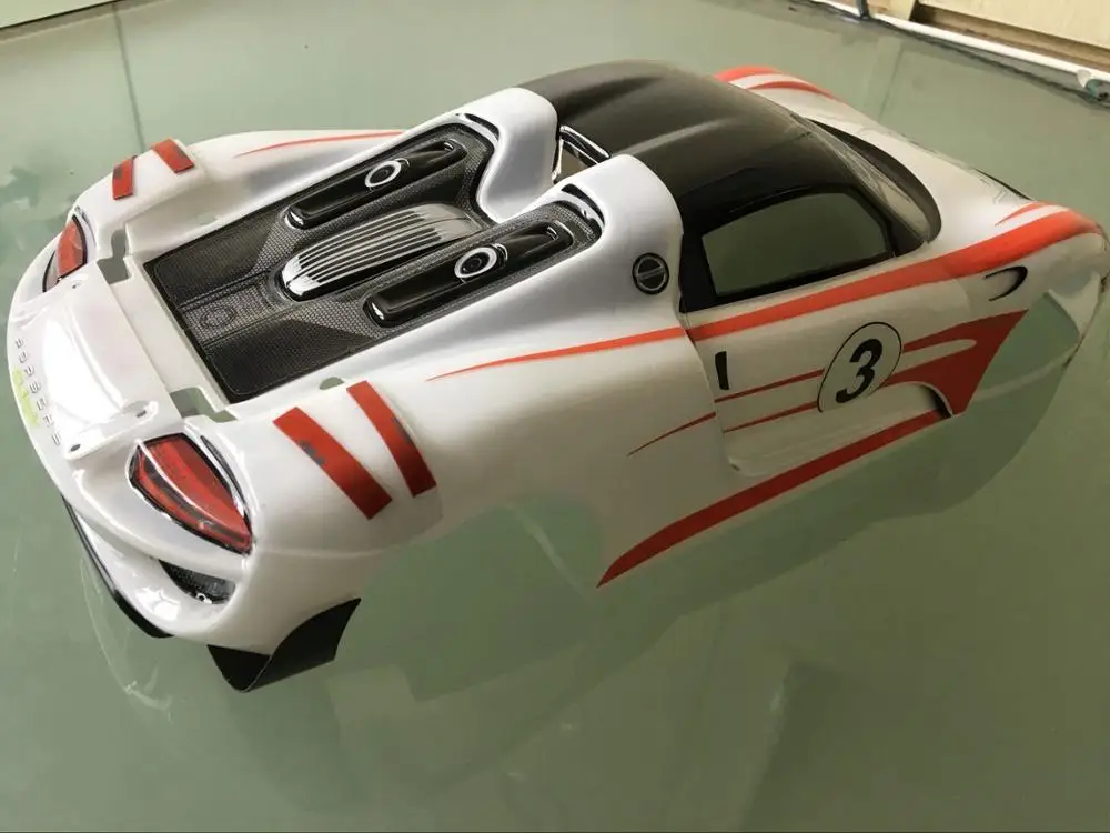 1/8 on road painted Porschee 918 body for HPI kyosho HSP Tamiya | Игрушки и хобби