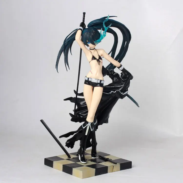 Новинка Обувь для косплея Аниме секс Black Rock Shooter Хацунэ ПВХ фигурка секси аниме