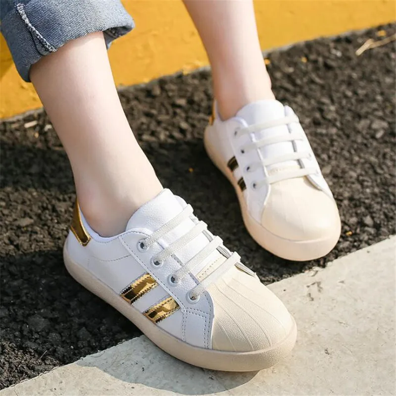 

Children's shoes2020spring and autumn new boys white shoes wild girls casual shoes Korean sports shoes student shoes