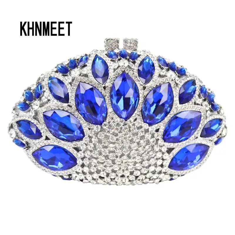 Новейшая красная стильная женская вечерняя сумка роскошный клатч Стразы сумочки