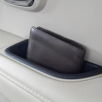beige black car front door storage box glove armrest box container holder tray for volvo s80 xc70 v70 accessory with mat styling